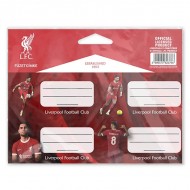 Füzetcímke LIVERPOOL 12 darabos