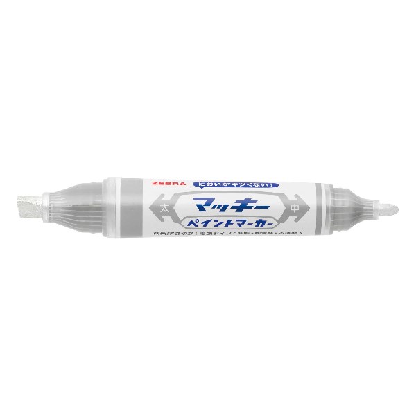 Lakkmarker kétvégű ZEBRA Mckie olajbázisú vastag 2-8 mm ezüst Lakkmarker kétvégű ZEBRA Mckie olajbázisú vastag 2-8 mm ezüst